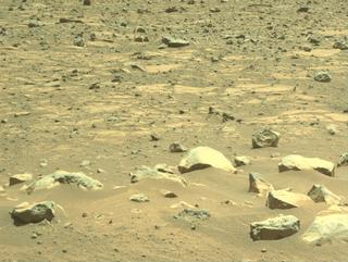 View image taken on Mars, Mars Perseverance Sol 1558: Left Navigation Camera (Navcam)