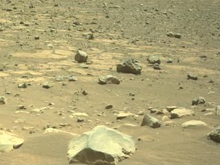 View image taken on Mars, Mars Perseverance Sol 1558: Left Navigation Camera (Navcam)
