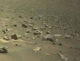 View image taken on Mars, Mars Perseverance Sol 1558: Left Navigation Camera (Navcam)