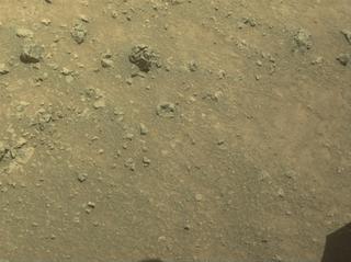 View image taken on Mars, Mars Perseverance Sol 1560: Front Right Hazard Avoidance Camera (Hazcam)