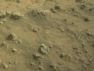 View image taken on Mars, Mars Perseverance Sol 1562: Front Left Hazard Avoidance Camera (Hazcam)