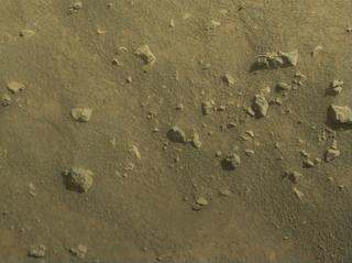 View image taken on Mars, Mars Perseverance Sol 1562: Front Left Hazard Avoidance Camera (Hazcam)