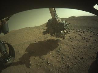 View image taken on Mars, Mars Perseverance Sol 1562: Front Left Hazard Avoidance Camera (Hazcam)