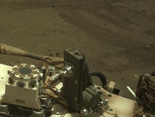 View image taken on Mars, Mars Perseverance Sol 1563: Left Navigation Camera (Navcam)