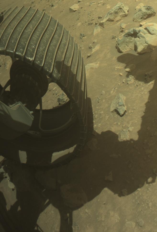 This image was taken by FRONT_HAZCAM_LEFT_A onboard NASA's Mars rover Perseverance on Sol 1565