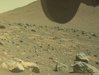 View image taken on Mars, Mars Perseverance Sol 1567: Front Right Hazard Avoidance Camera (Hazcam)