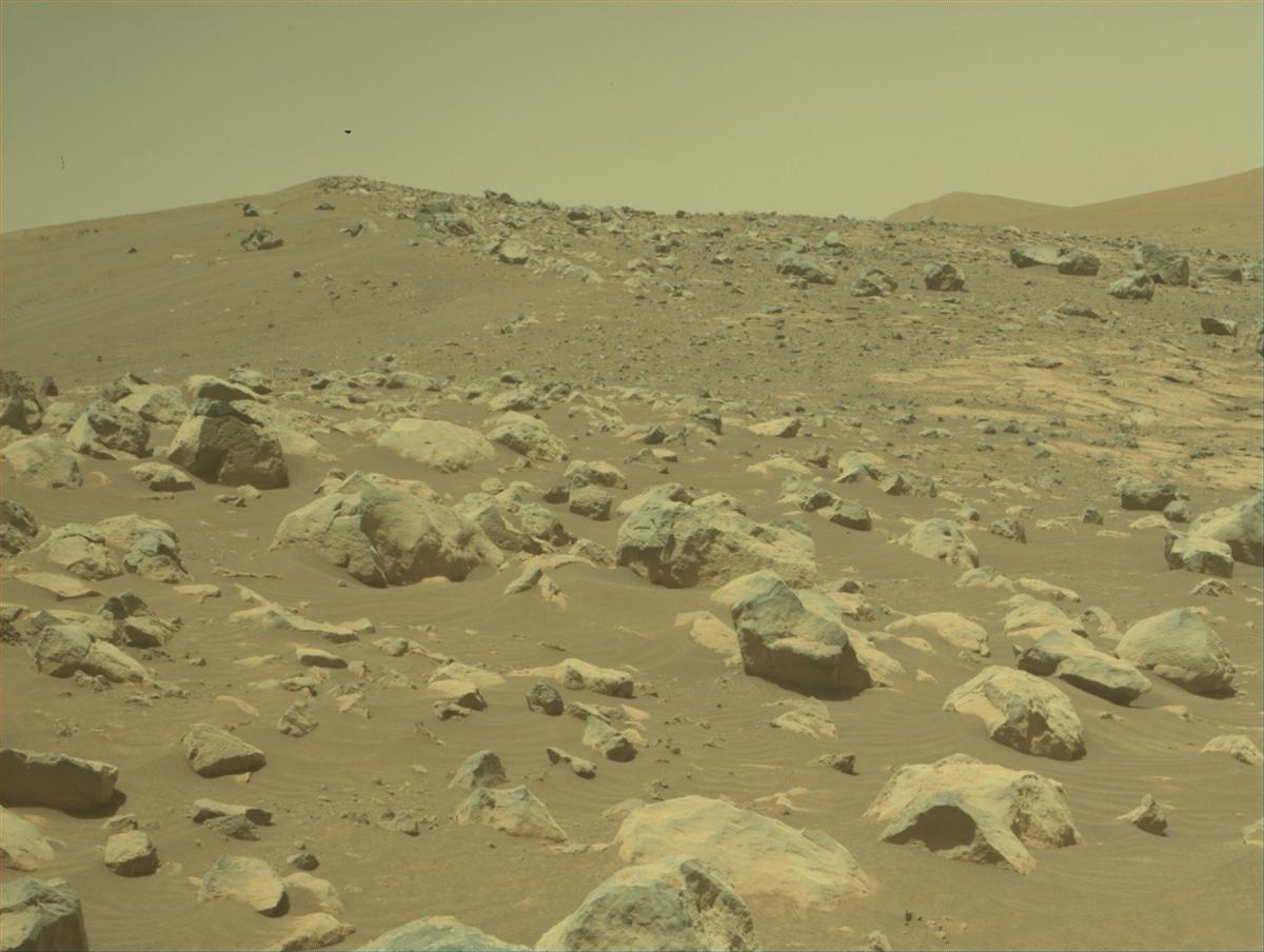 This image was taken by FRONT_HAZCAM_RIGHT_A onboard NASA's Mars rover Perseverance on Sol 1569