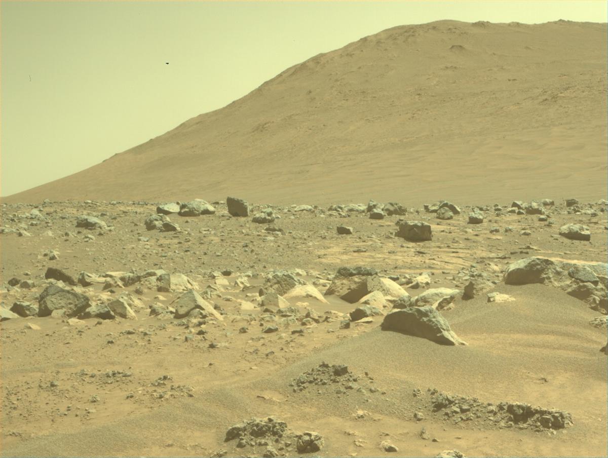 This image was taken by FRONT_HAZCAM_RIGHT_A onboard NASA's Mars rover Perseverance on Sol 1570