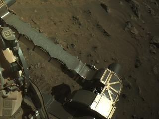 View image taken on Mars, Mars Perseverance Sol 1570: Left Navigation Camera (Navcam)