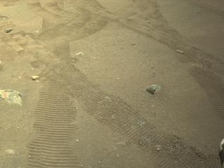 View image taken on Mars, Mars Perseverance Sol 1571: Left Navigation Camera (Navcam)