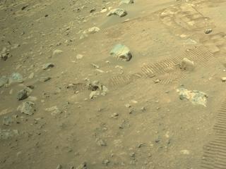 View image taken on Mars, Mars Perseverance Sol 1571: Right Navigation Camera (Navcam)