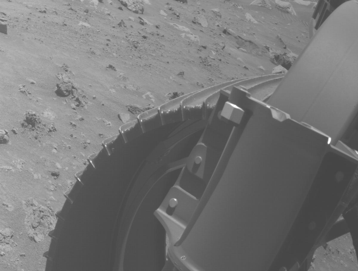 This image was taken by FRONT_HAZCAM_RIGHT_A onboard NASA's Mars rover Perseverance on Sol 1572