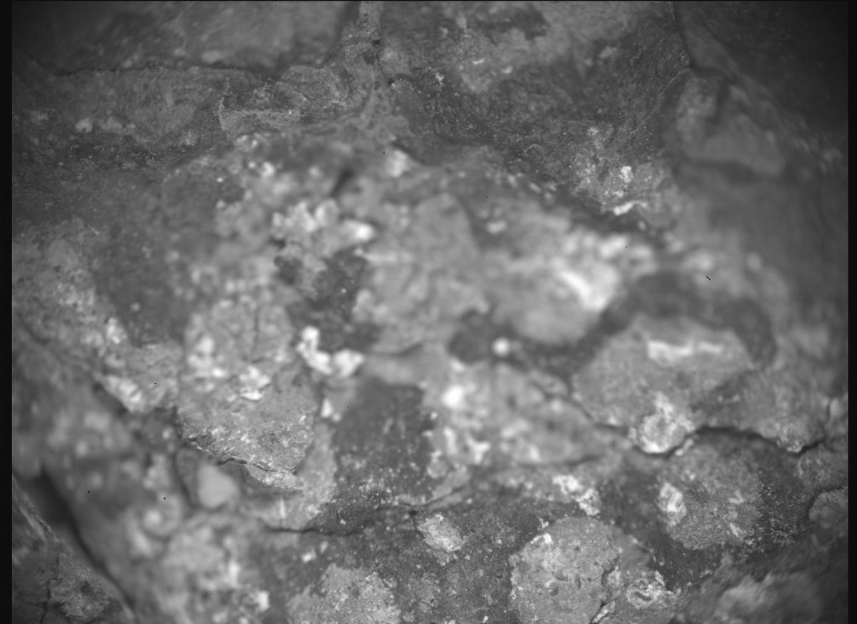 This image was taken by SHERLOC_ACI onboard NASA's Mars rover Perseverance on Sol 1572