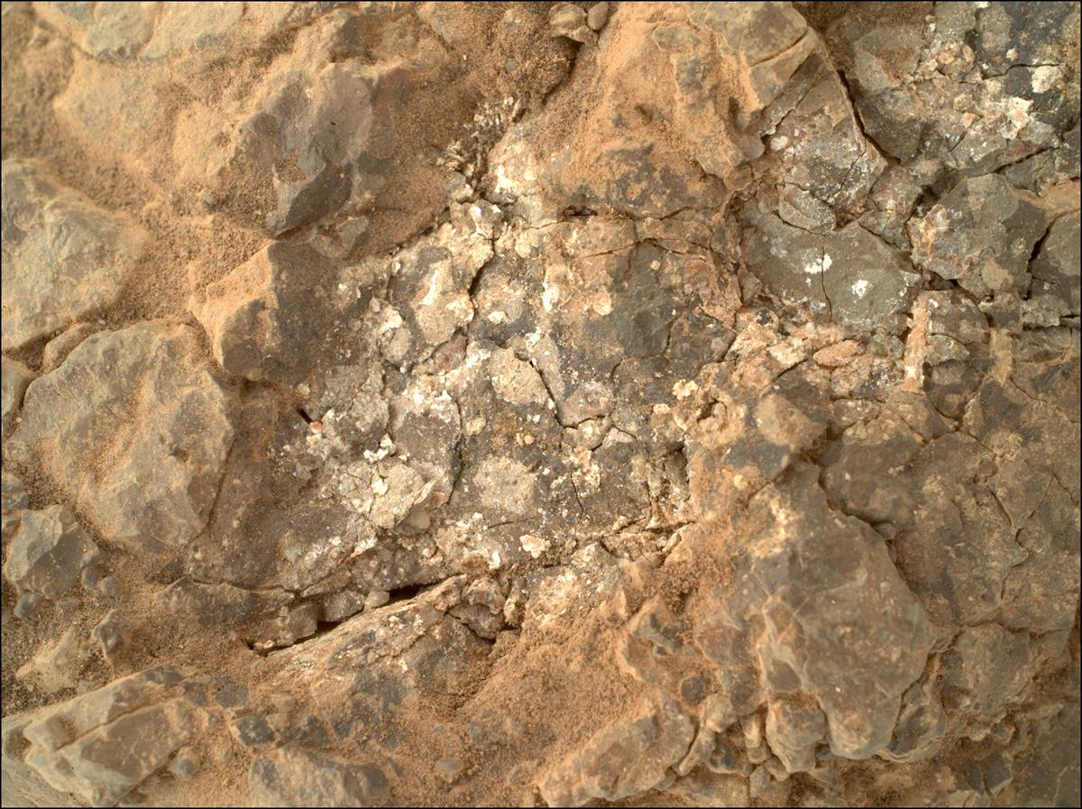 This image was taken by SHERLOC_WATSON onboard NASA's Mars rover Perseverance on Sol 1572