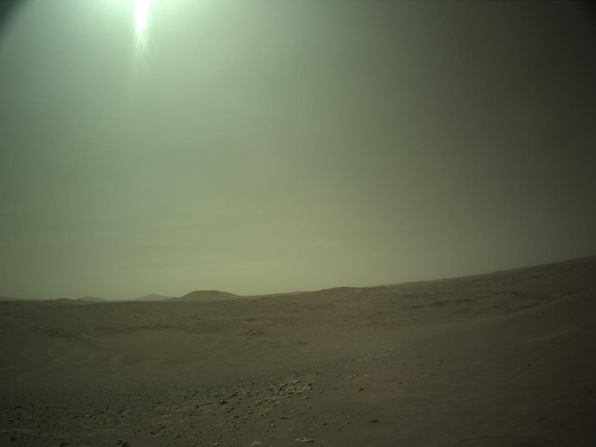 This image was taken by NAVCAM_LEFT onboard NASA's Mars rover Perseverance on Sol 1575