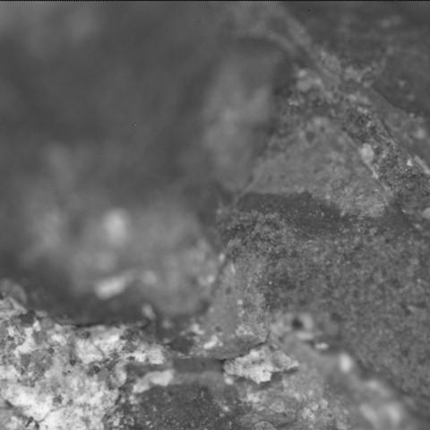 This image was taken by SHERLOC_ACI onboard NASA's Mars rover Perseverance on Sol 1575