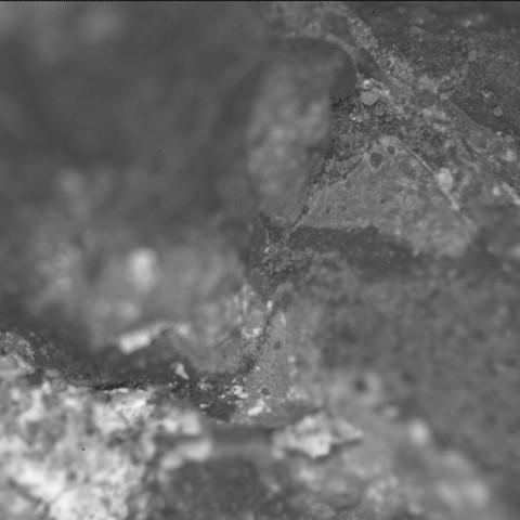 This image was taken by SHERLOC_ACI onboard NASA's Mars rover Perseverance on Sol 1575