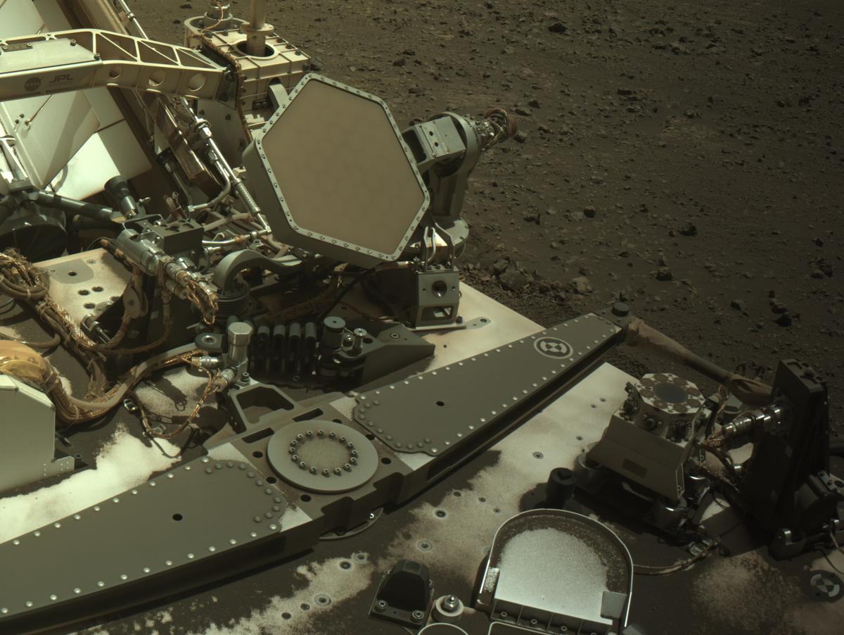 This image was taken by NAVCAM_LEFT onboard NASA's Mars rover Perseverance on Sol 1579