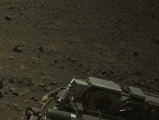 View image taken on Mars, Mars Perseverance Sol 1581: Left Navigation Camera (Navcam)