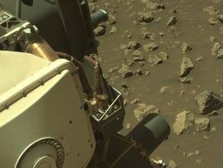 View image taken on Mars, Mars Perseverance Sol 1581: Left Navigation Camera (Navcam)