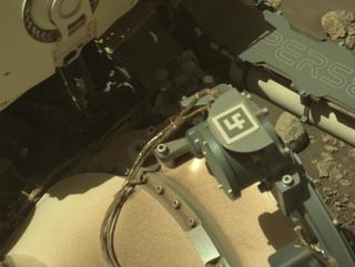 View image taken on Mars, Mars Perseverance Sol 1581: Left Navigation Camera (Navcam)