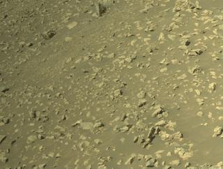 View image taken on Mars, Mars Perseverance Sol 1581: Left Navigation Camera (Navcam)