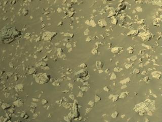 View image taken on Mars, Mars Perseverance Sol 1581: Left Navigation Camera (Navcam)