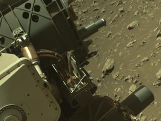View image taken on Mars, Mars Perseverance Sol 1581: Right Navigation Camera (Navcam)
