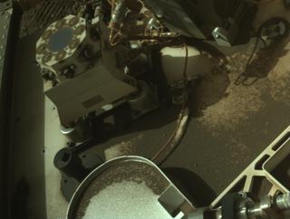 View image taken on Mars, Mars Perseverance Sol 1584: Left Navigation Camera (Navcam)