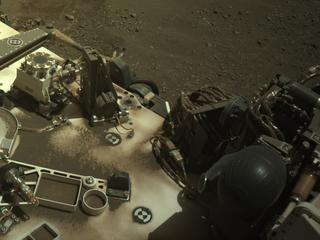 View image taken on Mars, Mars Perseverance Sol 1584: Right Navigation Camera (Navcam)
