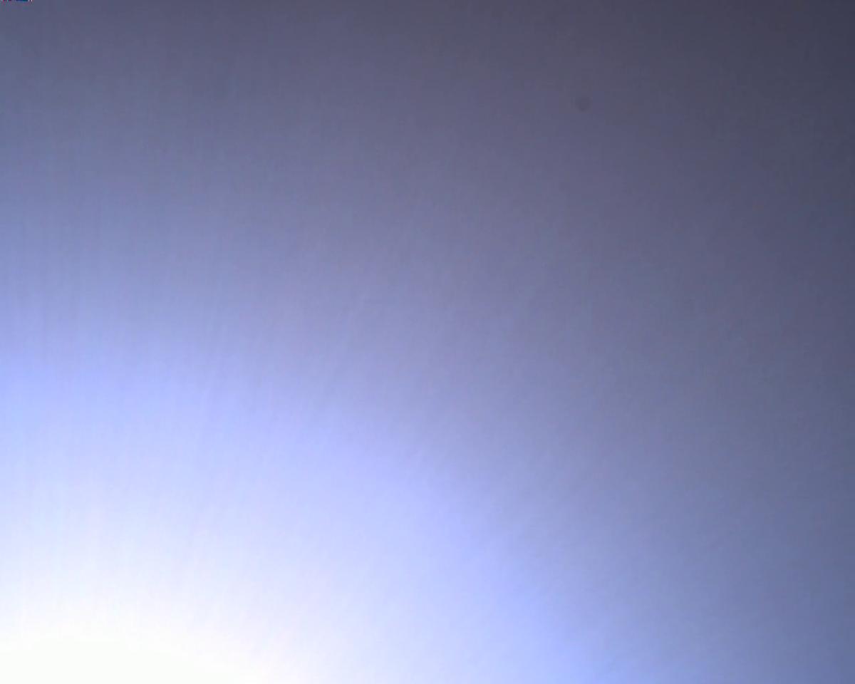 This image was taken by EDL_RUCAM onboard NASA's Mars rover Perseverance on Sol 1590