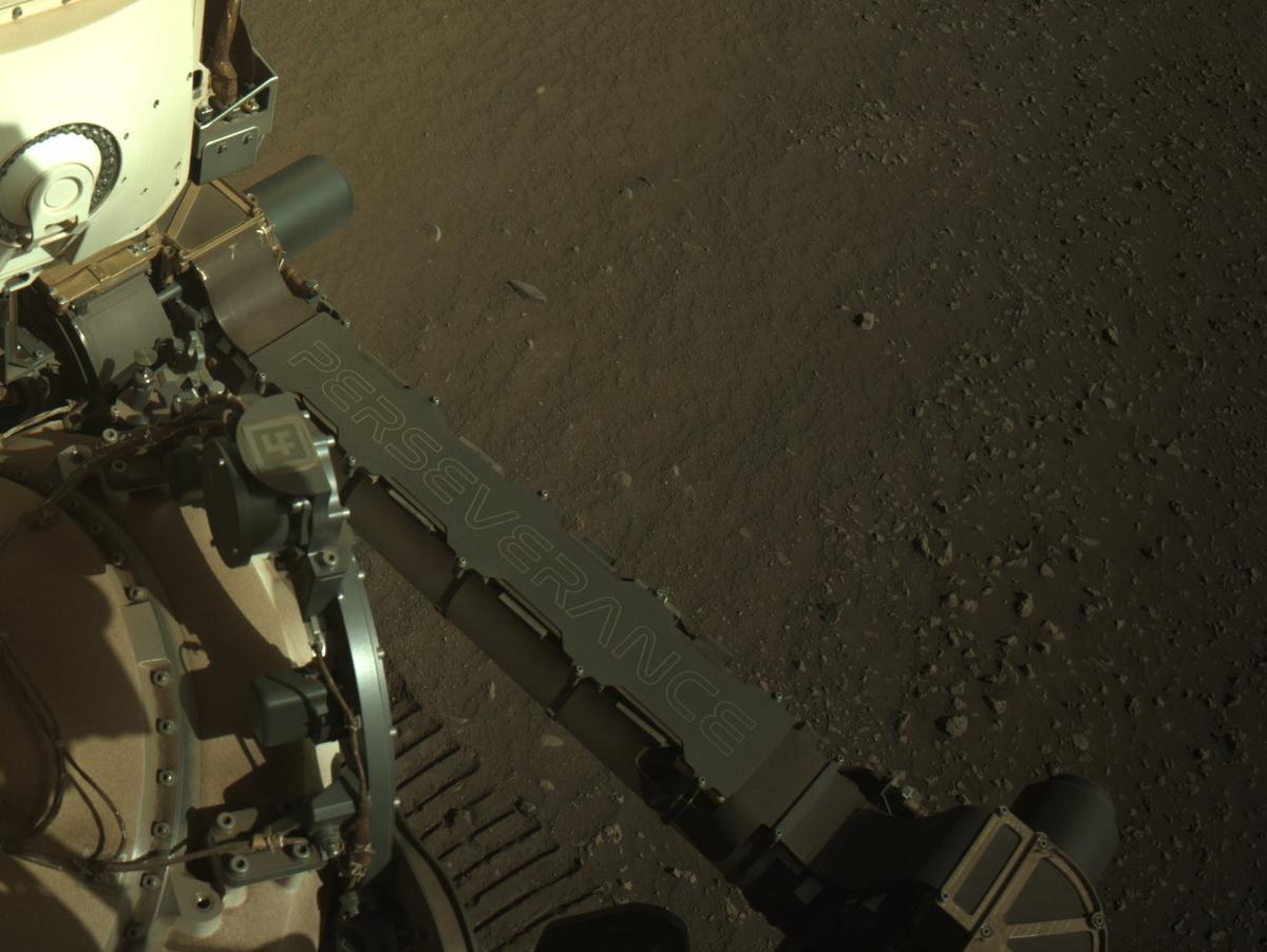 This image was taken by NAVCAM_LEFT onboard NASA's Mars rover Perseverance on Sol 1595