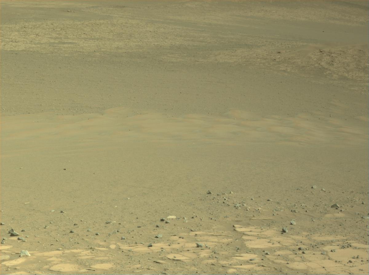 This image was taken by NAVCAM_LEFT onboard NASA's Mars rover Perseverance on Sol 1597