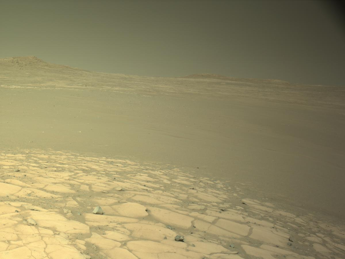 This image was taken by NAVCAM_LEFT onboard NASA's Mars rover Perseverance on Sol 1597