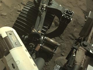 View image taken on Mars, Mars Perseverance Sol 1597: Left Navigation Camera (Navcam)