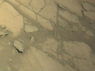 View image taken on Mars, Mars Perseverance Sol 1600: Left Navigation Camera (Navcam)