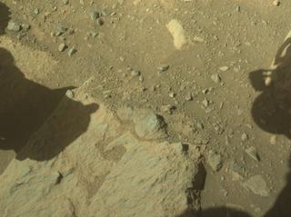 View image taken on Mars, Mars Perseverance Sol 1601: Front Left Hazard Avoidance Camera (Hazcam)