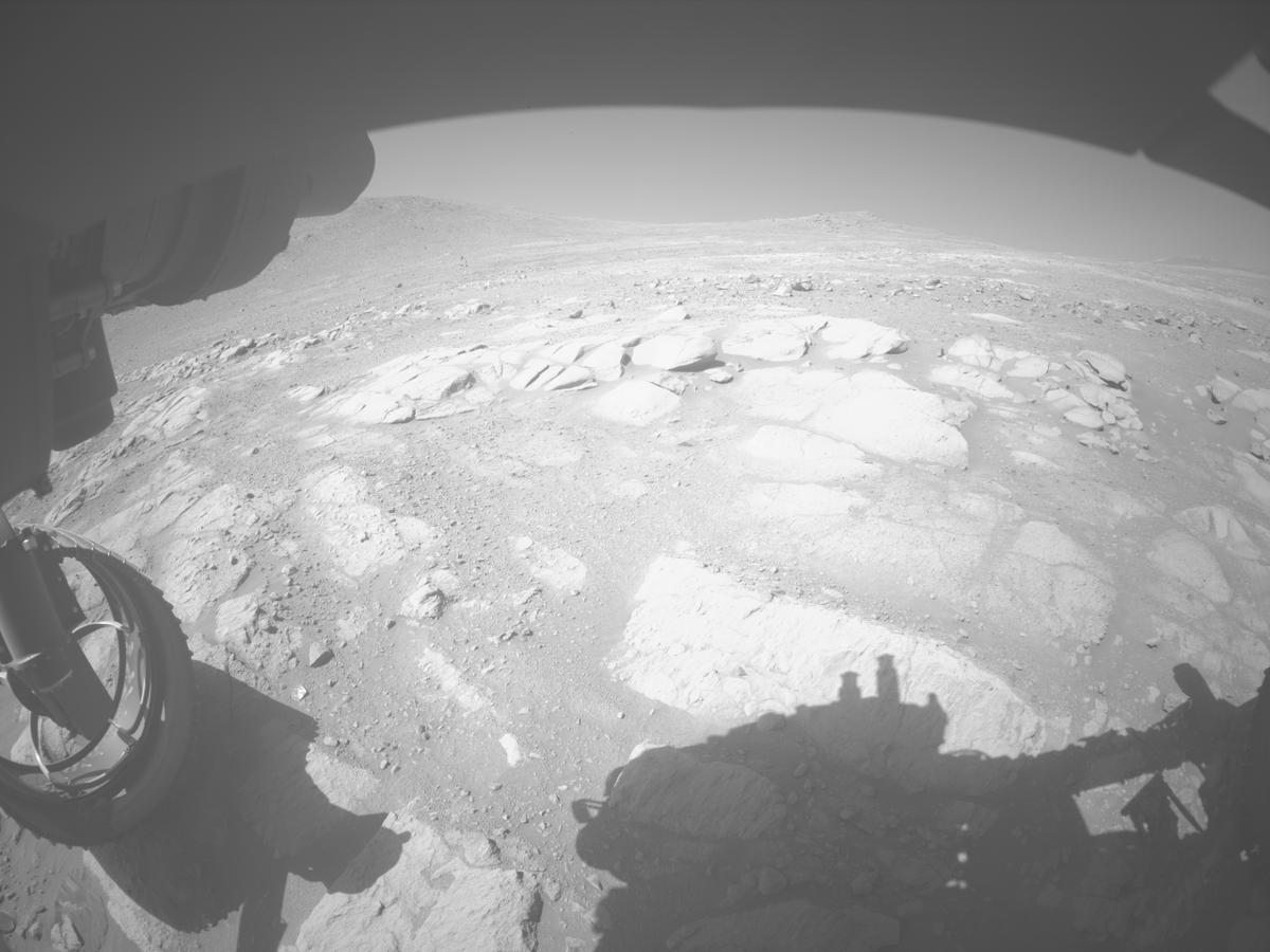 This image was taken by FRONT_HAZCAM_LEFT_A onboard NASA's Mars rover Perseverance on Sol 1601