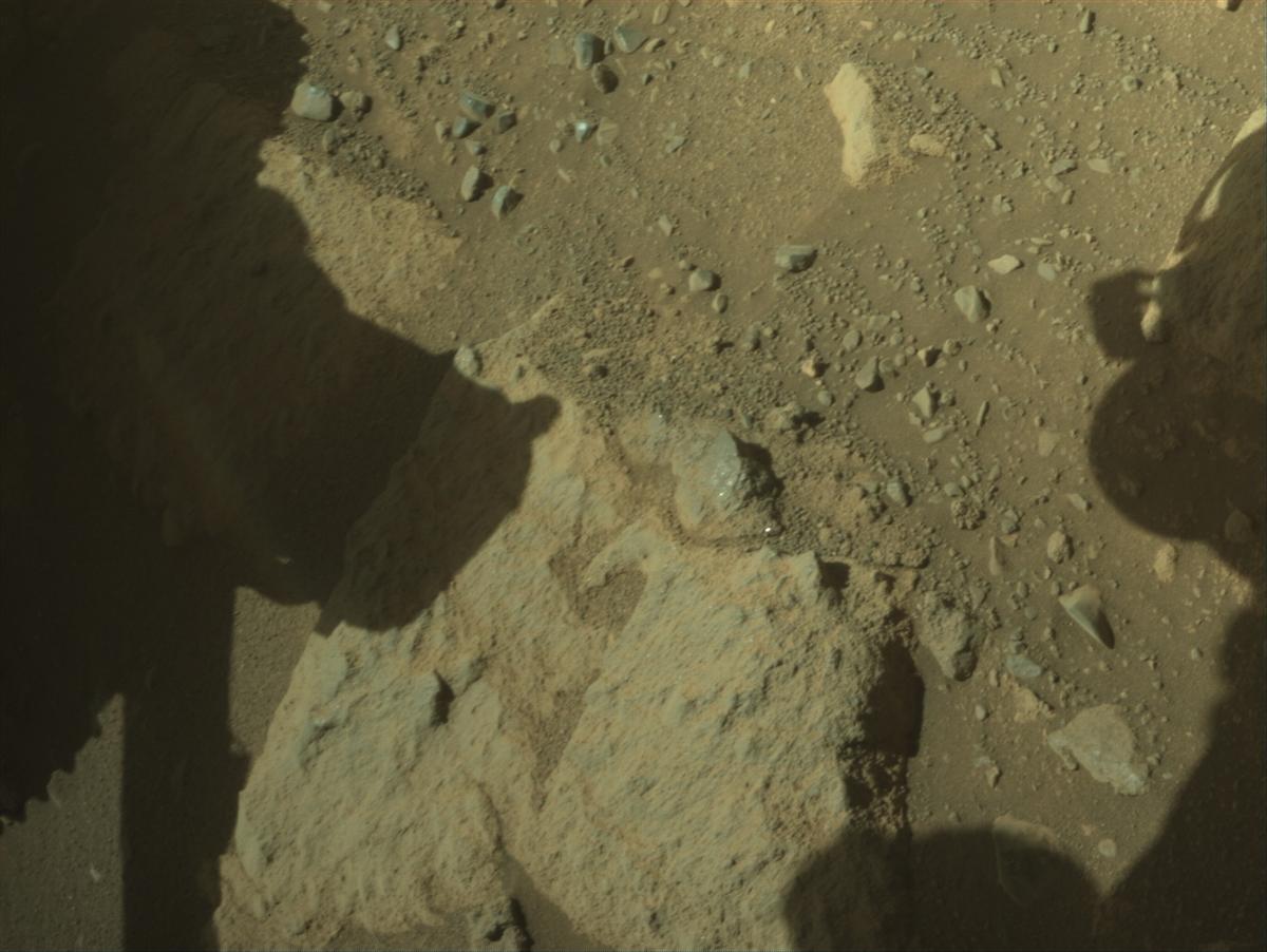 This image was taken by FRONT_HAZCAM_RIGHT_A onboard NASA's Mars rover Perseverance on Sol 1601