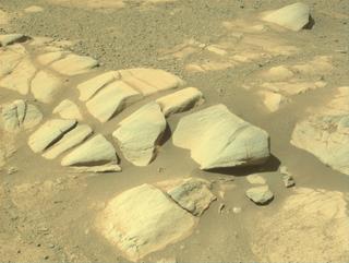 View image taken on Mars, Mars Perseverance Sol 1603: Right Navigation Camera (Navcam)