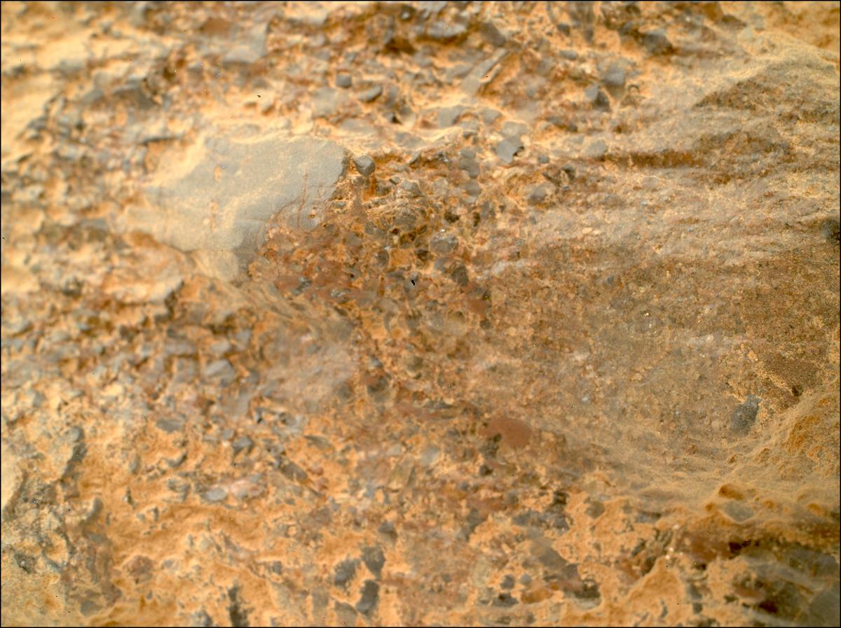 This image was taken by SHERLOC_WATSON onboard NASA's Mars rover Perseverance on Sol 1603