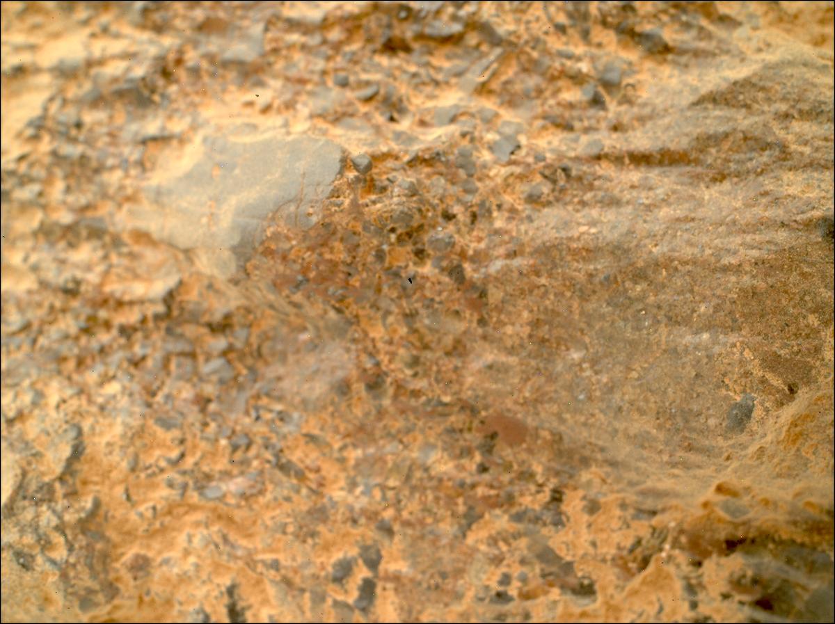 This image was taken by SHERLOC_WATSON onboard NASA's Mars rover Perseverance on Sol 1603