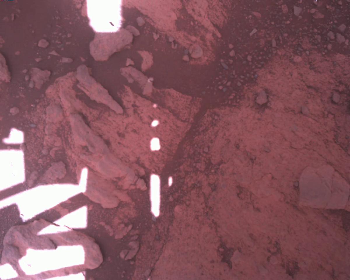 This image was taken by EDL_RDCAM onboard NASA's Mars rover Perseverance on Sol 1606