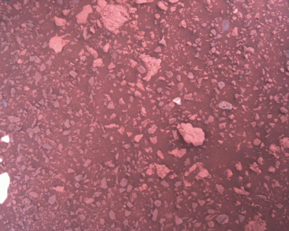 This image was taken by EDL_RDCAM onboard NASA's Mars rover Perseverance on Sol 1606