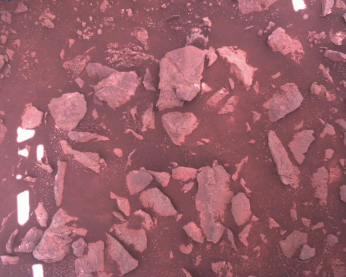 This image was taken by EDL_RDCAM onboard NASA's Mars rover Perseverance on Sol 1606