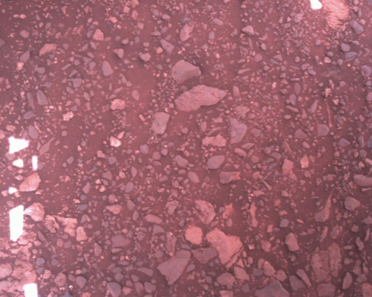 This image was taken by EDL_RDCAM onboard NASA's Mars rover Perseverance on Sol 1606