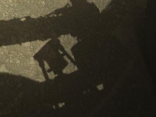 View image taken on Mars, Mars Perseverance Sol 1606: Front Left Hazard Avoidance Camera (Hazcam)