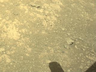 View image taken on Mars, Mars Perseverance Sol 1606: Front Right Hazard Avoidance Camera (Hazcam)