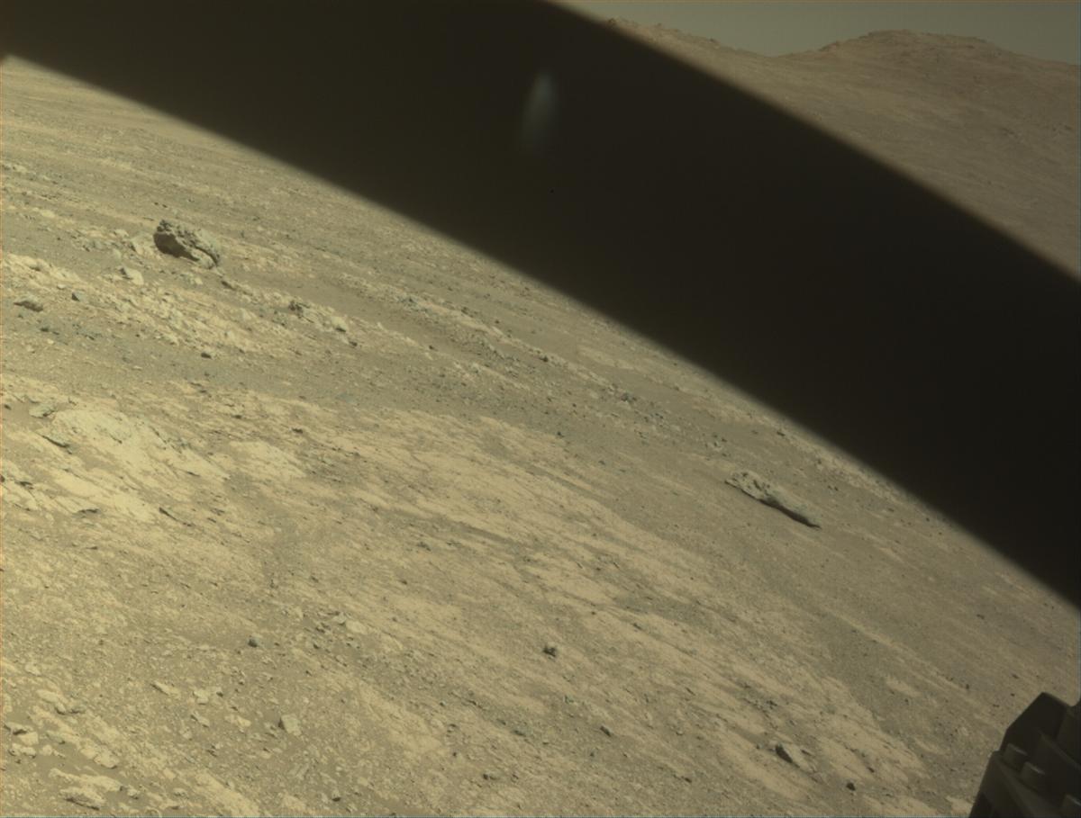 This image was taken by FRONT_HAZCAM_RIGHT_A onboard NASA's Mars rover Perseverance on Sol 1606