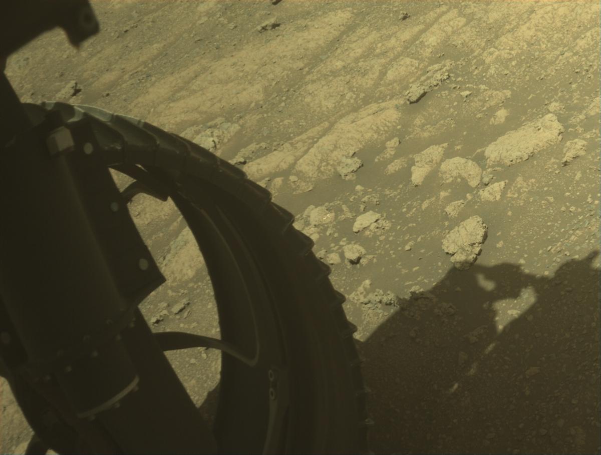 This image was taken by FRONT_HAZCAM_LEFT_A onboard NASA's Mars rover Perseverance on Sol 1608